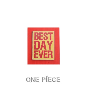 Best day ever רקע אדום
