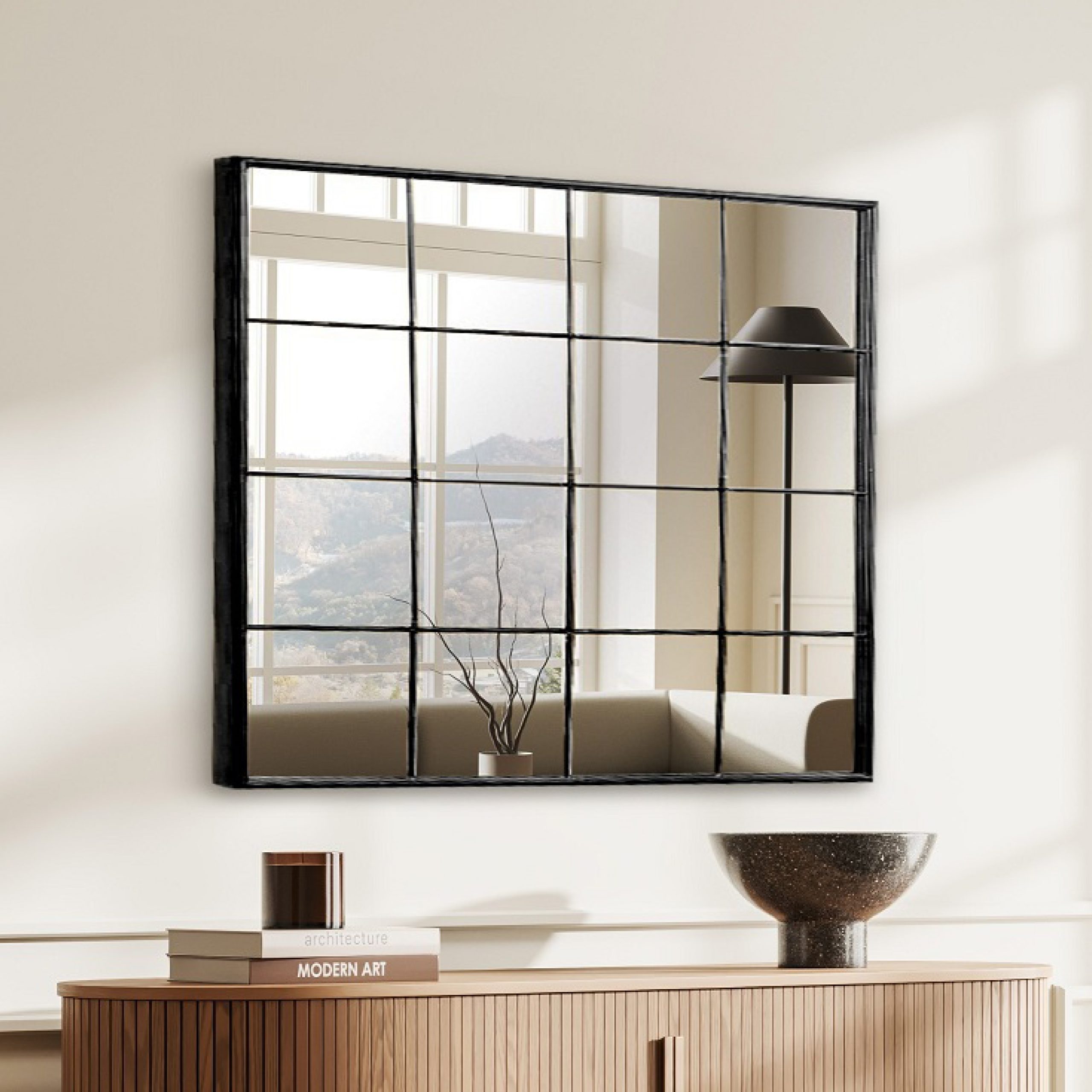 מראה מחולקת לריבועים